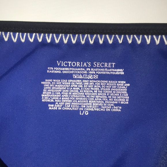 Victorias Secret Crochet Hipster Swim Bottoms L - Picture 3 of 7